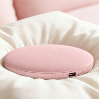 Portable Round LED Makeup Mirror